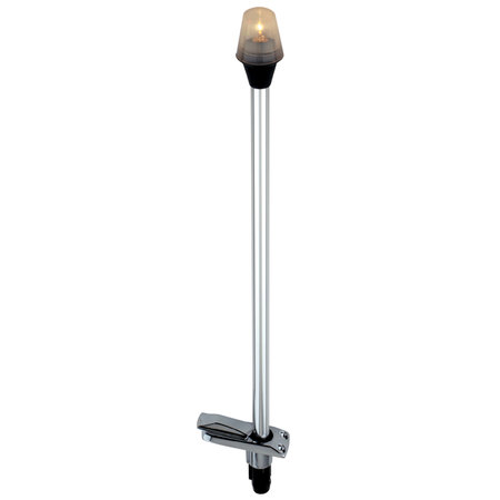ATTWOOD Attwood 7100A7 Stowaway Two-Mile Pole Light with Plug-In Base - 24 in. 7100A7